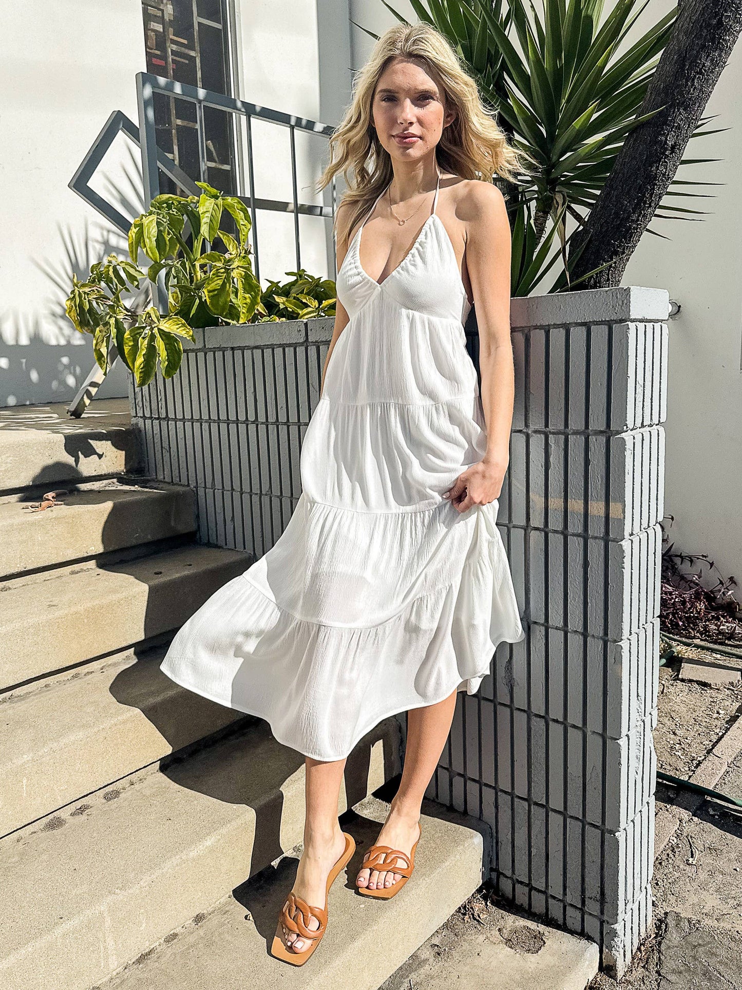 Summer Days Halter Maxi Dress