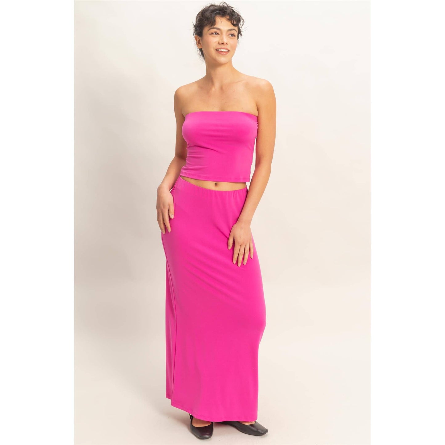 Tube Top And Maxi Skirt Set