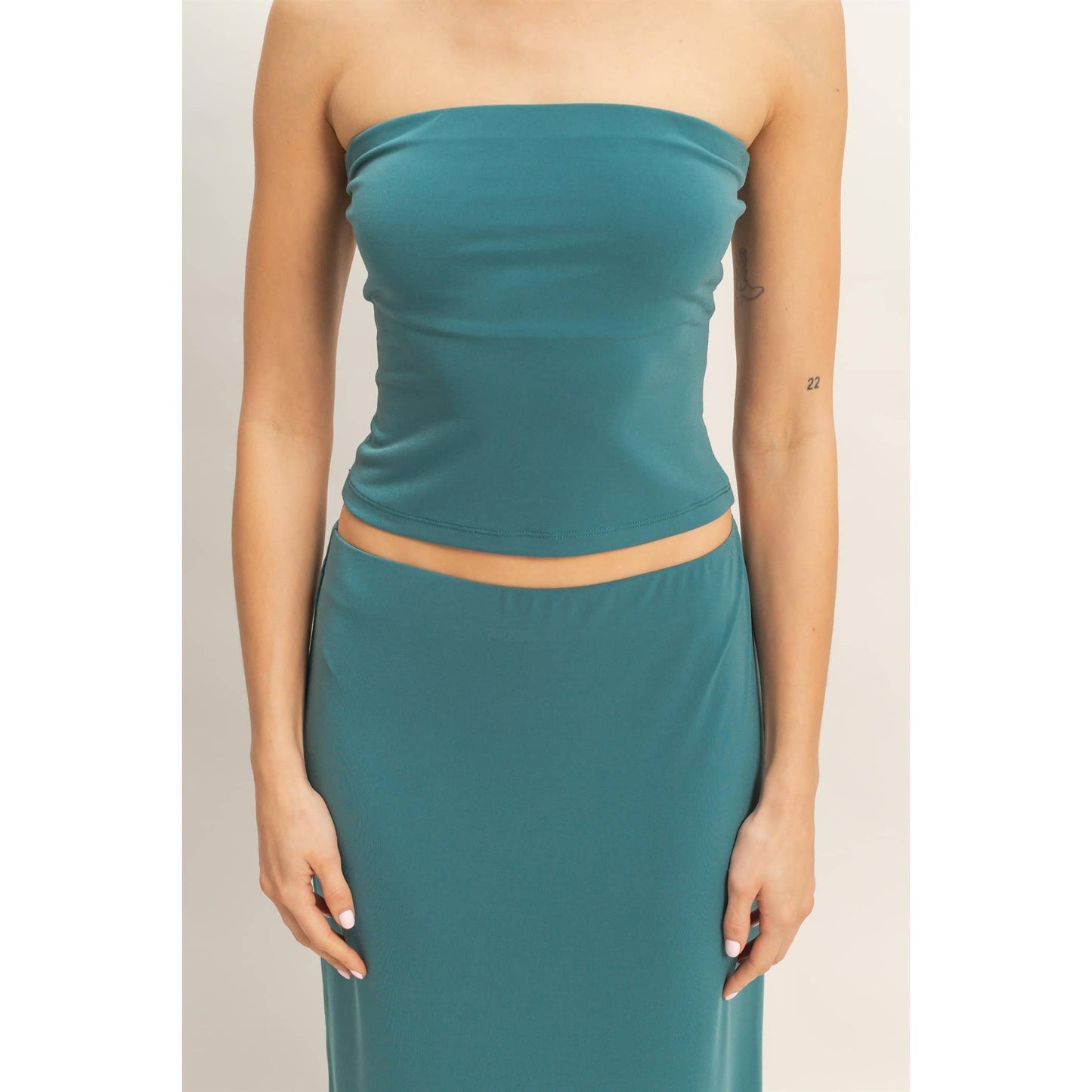 Tube Top And Maxi Skirt Set