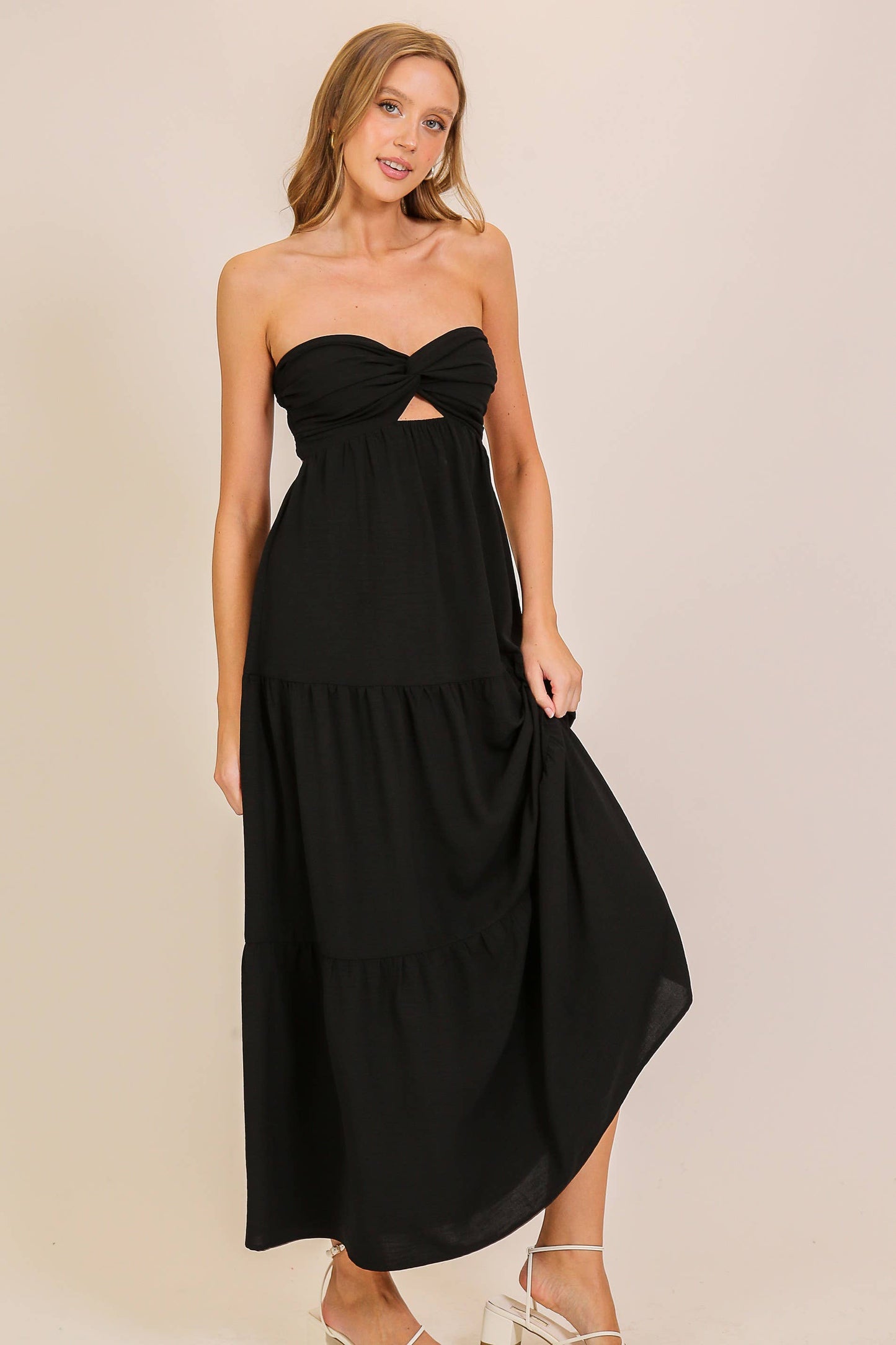 Brunch Babe Cutout Airflow Maxi Dress