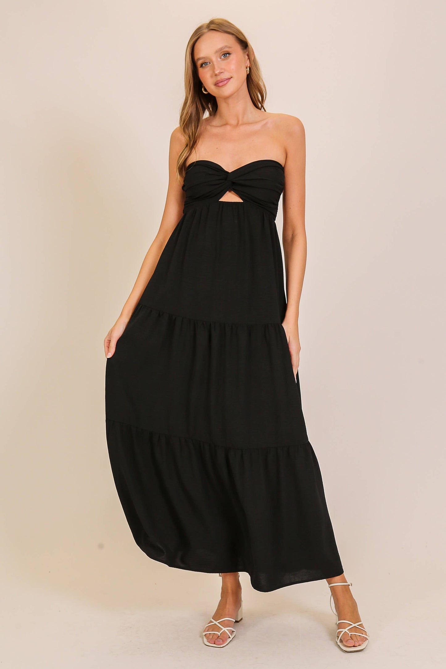 Brunch Babe Cutout Airflow Maxi Dress