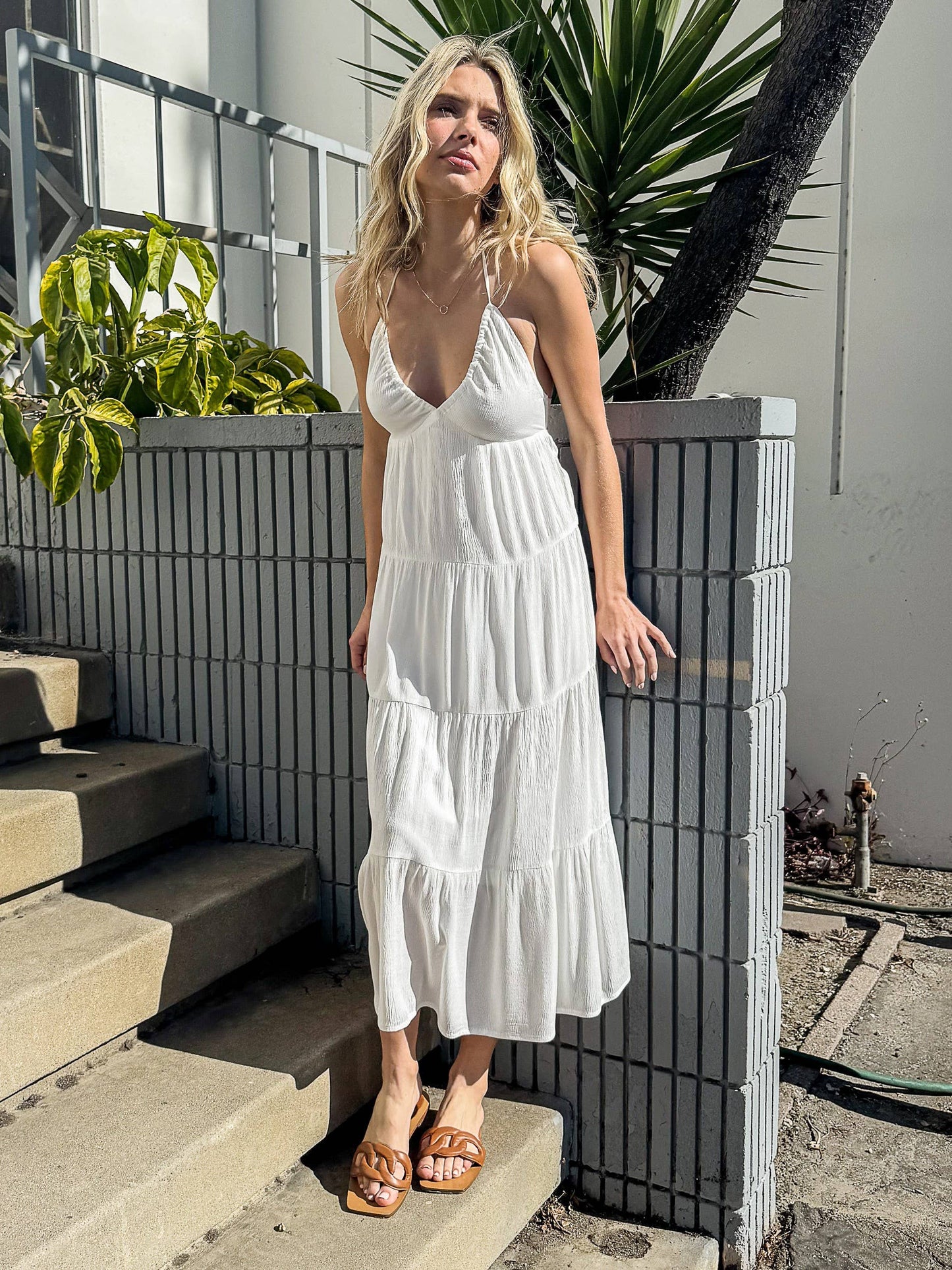 Summer Days Halter Maxi Dress