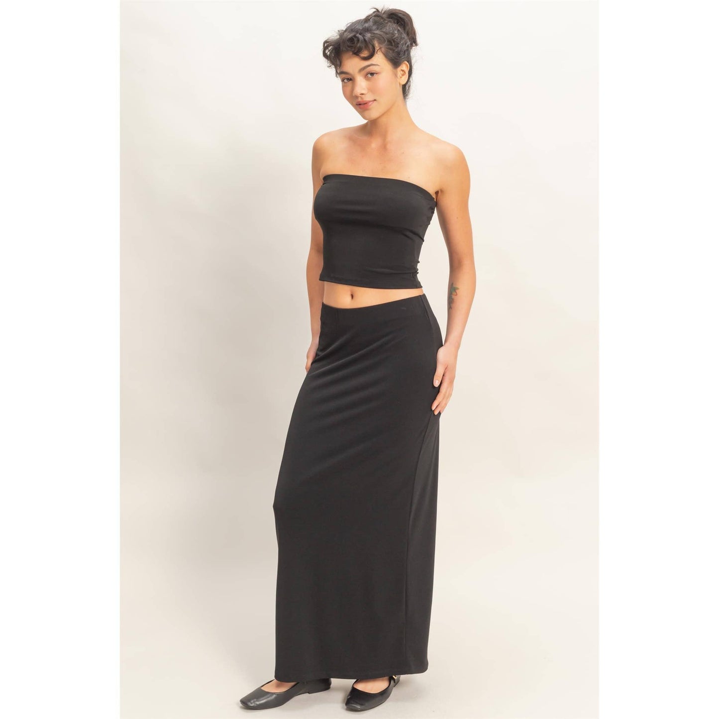 Tube Top And Maxi Skirt Set
