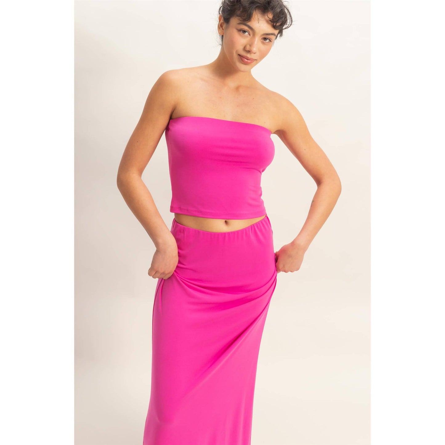 Tube Top And Maxi Skirt Set