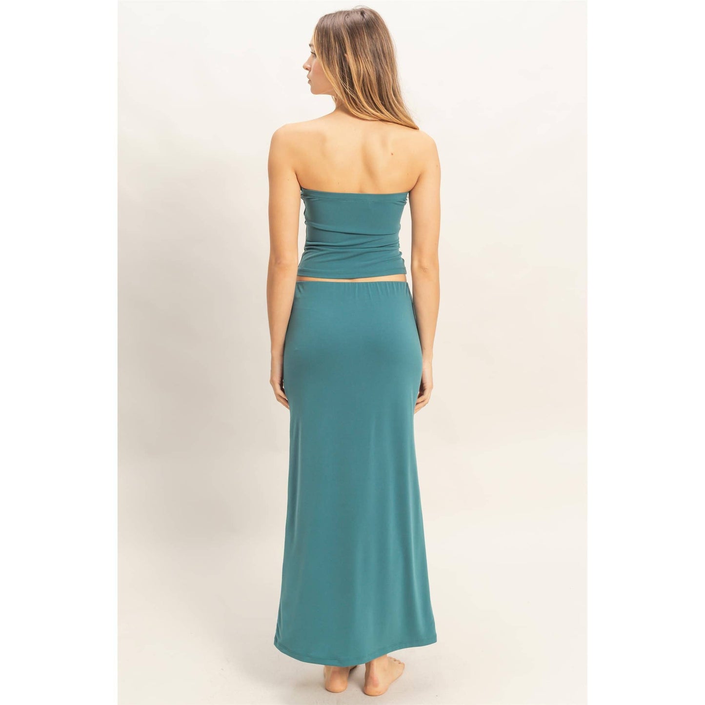 Tube Top And Maxi Skirt Set