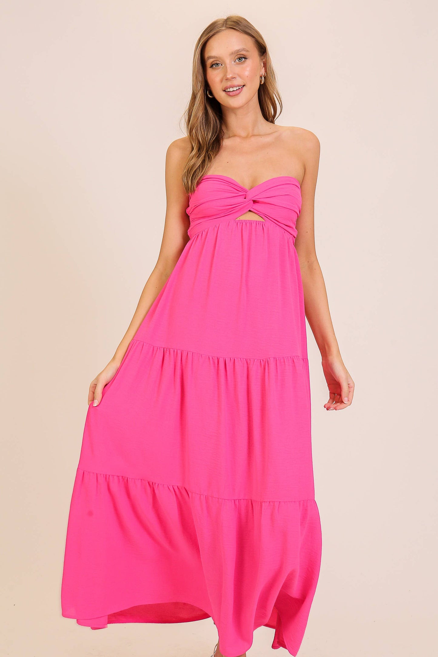 Brunch Babe Cutout Airflow Maxi Dress
