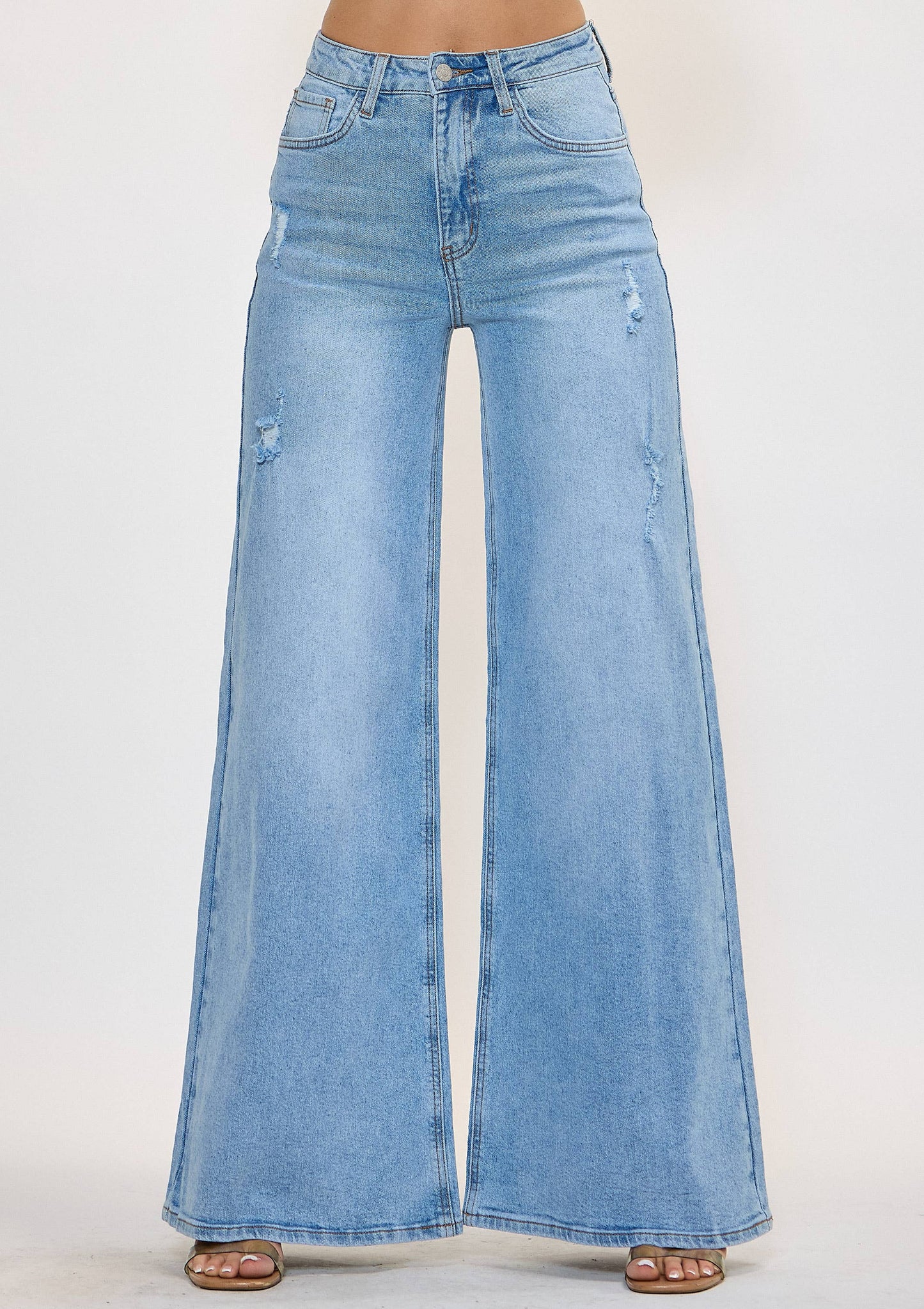 High-Rise Extra Wide Leg Jeans