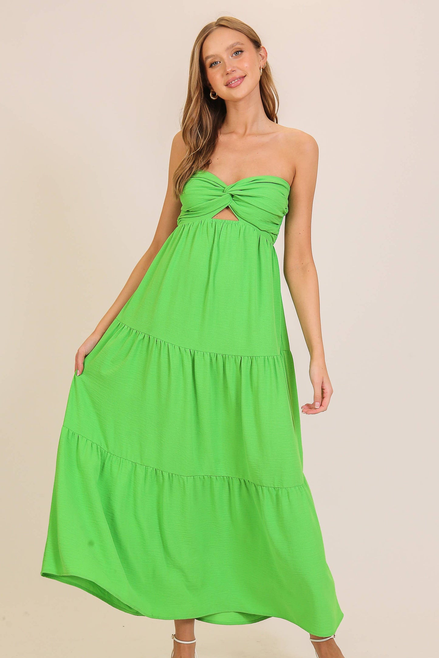 Brunch Babe Cutout Airflow Maxi Dress