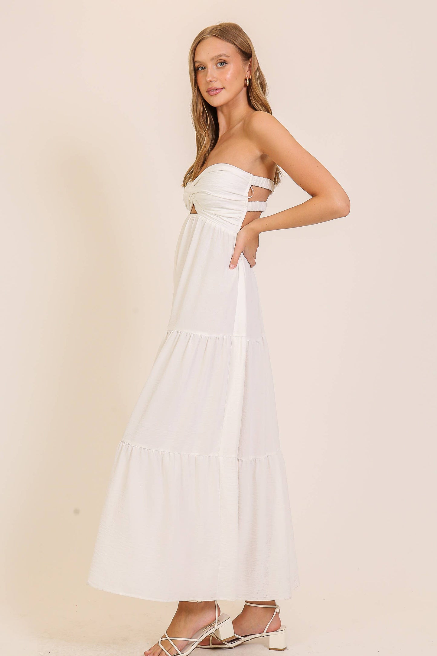 Brunch Babe Cutout Airflow Maxi Dress