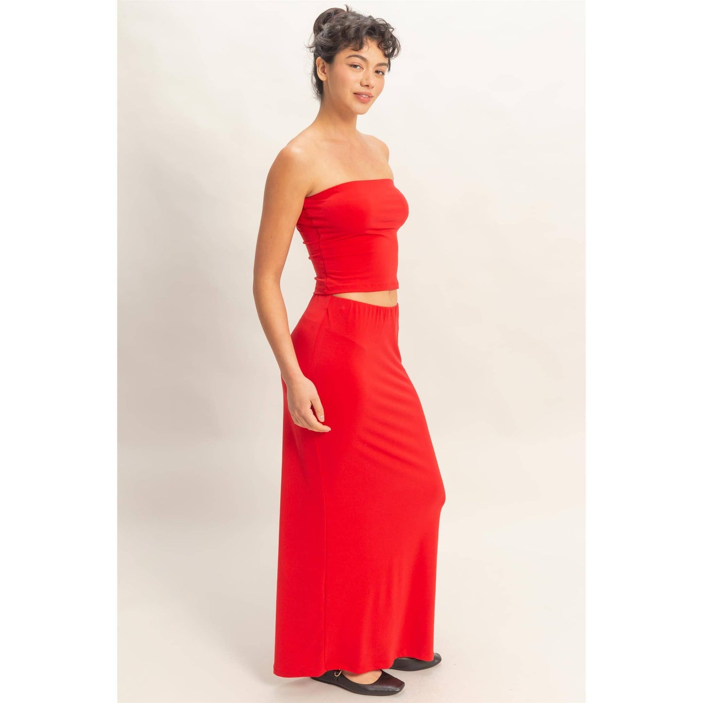 Tube Top And Maxi Skirt Set